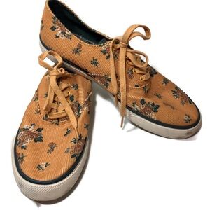 Sperry Men’s Top Sider Flower Boat Shoes Sz. 10 STS25530 Mustard Yellow Sneaker